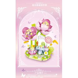 WISE BLOCK HA383023-S 383023-S non  THẾ GIỚI BIỂN HOA MUÔN MÀU 3 LOẠI HÌNH DÃ NGOẠI RỪNG KẸO BÔNG KHU VUI CHƠI GIẢI TRÍ FLOWER VINE GEM THÁC NƯỚC PIANO ÁNH TRĂNG bộ đồ chơi xếp lắp ráp ghép mô hình Creator THE FLOWER COLLECTION Sáng Tạo