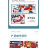 JIESTAR 55000 non  CỬA HÀNG TIỆN LỢI 24 GIỜ bộ đồ chơi xếp lắp ráp ghép mô hình City SHUTTLE SHOP Thành Phố 845 khối