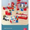 JIESTAR 55000 non  CỬA HÀNG TIỆN LỢI 24 GIỜ bộ đồ chơi xếp lắp ráp ghép mô hình City SHUTTLE SHOP Thành Phố 845 khối