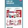 JIESTAR 55000 non  CỬA HÀNG TIỆN LỢI 24 GIỜ bộ đồ chơi xếp lắp ráp ghép mô hình City SHUTTLE SHOP Thành Phố 845 khối