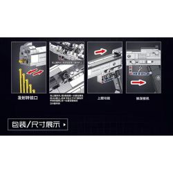 PanlosBrick 670018 Panlos Brick 670018 non  SÚNG LỤC M92 bộ đồ chơi xếp lắp ráp ghép mô hình Gun 388 khối