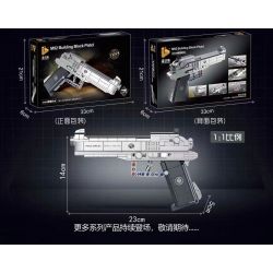 PanlosBrick 670018 Panlos Brick 670018 non  SÚNG LỤC M92 bộ đồ chơi xếp lắp ráp ghép mô hình Gun 388 khối