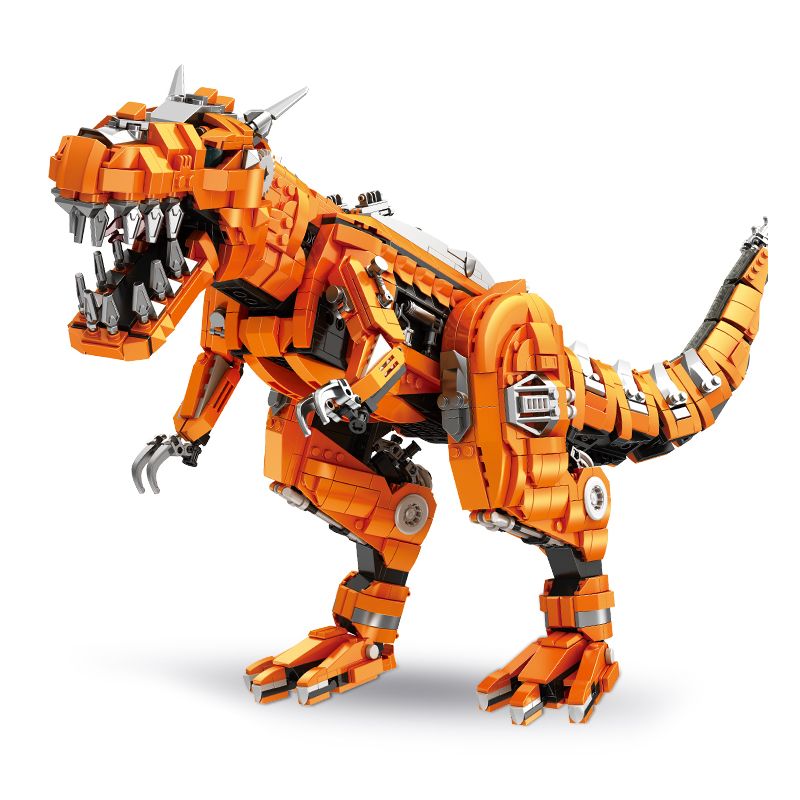 PanlosBrick 611014 Panlos Brick 611014 non Lego TYRANNOSAURUS REX CƠ KHÍ LỚN bộ đồ chơi xếp lắp ráp ghép mô hình MECHANICAL DINOSAUR TYRANNOSAURUS RES 2065 khối