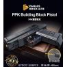 PanlosBrick 670017 Panlos Brick 670017 non  MẪU SÚNG LỤC TỰ ĐỘNG PPK bộ đồ chơi xếp lắp ráp ghép mô hình Gun POLIZEI PISTOLE KRIMINAL 326 khối