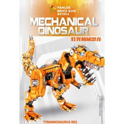 PanlosBrick 611014 Panlos Brick 611014 non  TYRANNOSAURUS REX CƠ KHÍ LỚN bộ đồ chơi xếp lắp ráp ghép mô hình MECHANICAL DINOSAUR TYRANNOSAURUS RES 2065 khối