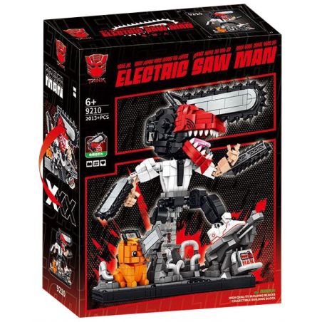 TANK 9210 non  NGƯỜI ĐÀN ÔNG CƯA MÁY bộ đồ chơi xếp lắp ráp ghép mô hình Movie & Game ELECTRIC SAW MAN Phim Và Trò Chơi 2013 khối