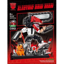 TANK 9210 non  NGƯỜI ĐÀN ÔNG CƯA MÁY bộ đồ chơi xếp lắp ráp ghép mô hình Movie & Game ELECTRIC SAW MAN Phim Và Trò Chơi 2013 khối
