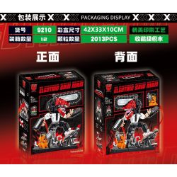 TANK 9210 non  NGƯỜI ĐÀN ÔNG CƯA MÁY bộ đồ chơi xếp lắp ráp ghép mô hình Movie & Game ELECTRIC SAW MAN Phim Và Trò Chơi 2013 khối