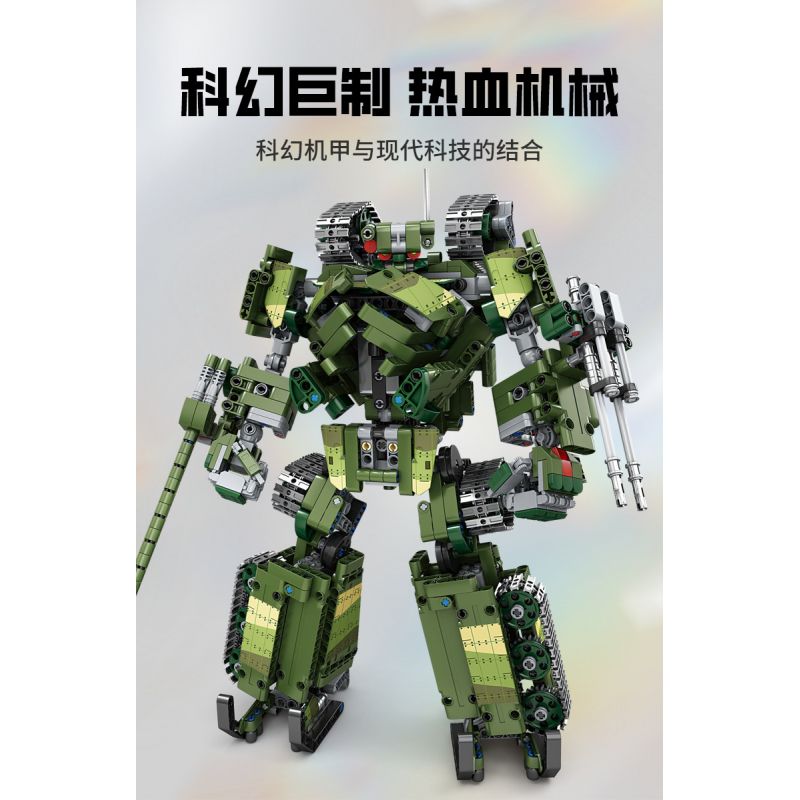 GBL KY1085 1085 non  MÁY CHIẾN ĐẤU CHỦ LỰC 99A bộ đồ chơi xếp lắp ráp ghép mô hình  99A BATTLE MECH Kỹ Thuật Công Nghệ Cao Mô Hình Phương Tiện 1152 khối