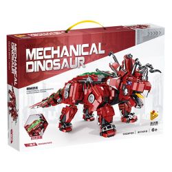 PanlosBrick 611012 Panlos Brick 611012 non  TRICERATOPS CƠ KHÍ LỚN bộ đồ chơi xếp lắp ráp ghép mô hình MECHANICAL DINOSAUR TRICERATOPS 1992 khối
