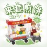 WEKKI 516952B non  HÃY ĐẾN ĐẶT QUẦY THỨC ĂN PANCAKE bộ đồ chơi xếp lắp ráp ghép mô hình