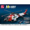 JIESTAR 61048 non  TRỰC THĂNG CỨU HỘ MH-60T HARD EAGLE bộ đồ chơi xếp lắp ráp ghép mô hình Military Army Quân Sự Bộ Đội 1408 khối