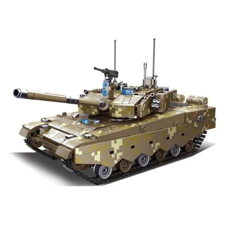 JIESTAR 61038 non  XE TĂNG CHIẾN ĐẤU CHỦ LỰC ZTZ-99A bộ đồ chơi xếp lắp ráp ghép mô hình Military Army Quân Sự Bộ Đội 1298 khối