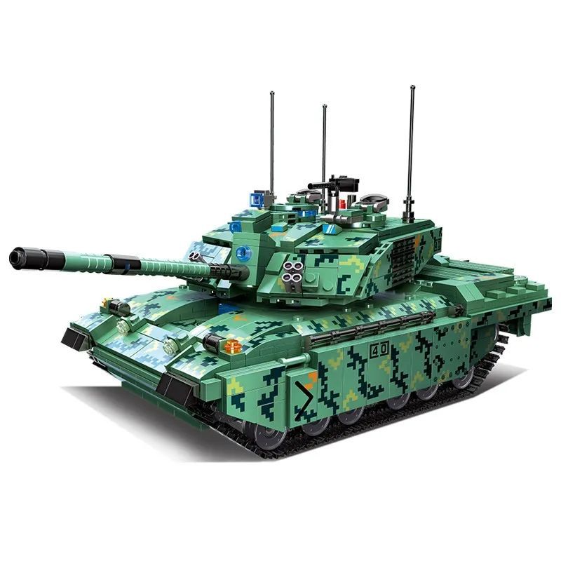 JIESTAR 61037 non Lego XE TĂNG CHIẾN ĐẤU CHỦ LỰC CHALLENGER 2E CỦA ANH bộ đồ chơi xếp lắp ráp ghép mô hình Military Army Quân Sự Bộ Đội 1298 khối