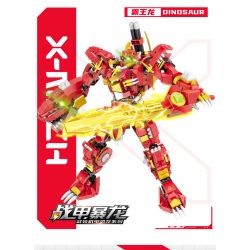 DOUBLE HEIGHT 30501 non  WARFRAME TYRANNOSAURUS REX MECH bộ đồ chơi xếp lắp ráp ghép mô hình 766 khối