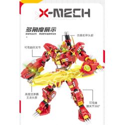 DOUBLE HEIGHT 30501 non  WARFRAME TYRANNOSAURUS REX MECH bộ đồ chơi xếp lắp ráp ghép mô hình 766 khối