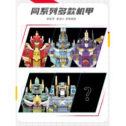 DOUBLE HEIGHT 30501 non  WARFRAME TYRANNOSAURUS REX MECH bộ đồ chơi xếp lắp ráp ghép mô hình 766 khối