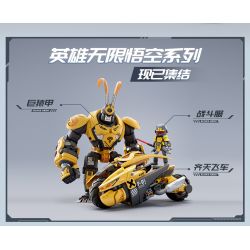 BLOKS 85010 non  ANH HÙNG VÔ TẬN VUA KHỈ bộ đồ chơi xếp lắp ráp ghép mô hình MACHING ARMOR 386 khối