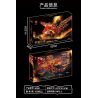 DOUBLE HEIGHT 50501 non  RỒNG LỬA bộ đồ chơi xếp lắp ráp ghép mô hình FLAMING DRAGON 1058 khối