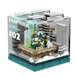 X AREA-X AX0081 0081 non  CẮM TRẠI THÀNH PHỐ bộ đồ chơi xếp lắp ráp ghép mô hình X-BOX