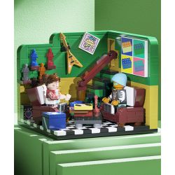 X AREA-X AX0080 0080 non  CUỘC SỐNG THỜI THƯỢNG bộ đồ chơi xếp lắp ráp ghép mô hình X-BOX