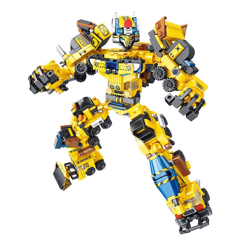 PanlosBrick 633073 Panlos Brick 633073 non Lego CƠ KHÍ KỸ THUẬT bộ đồ chơi xếp lắp ráp ghép mô hình Creator ENGINEERING ROBOT Sáng Tạo 742 khối