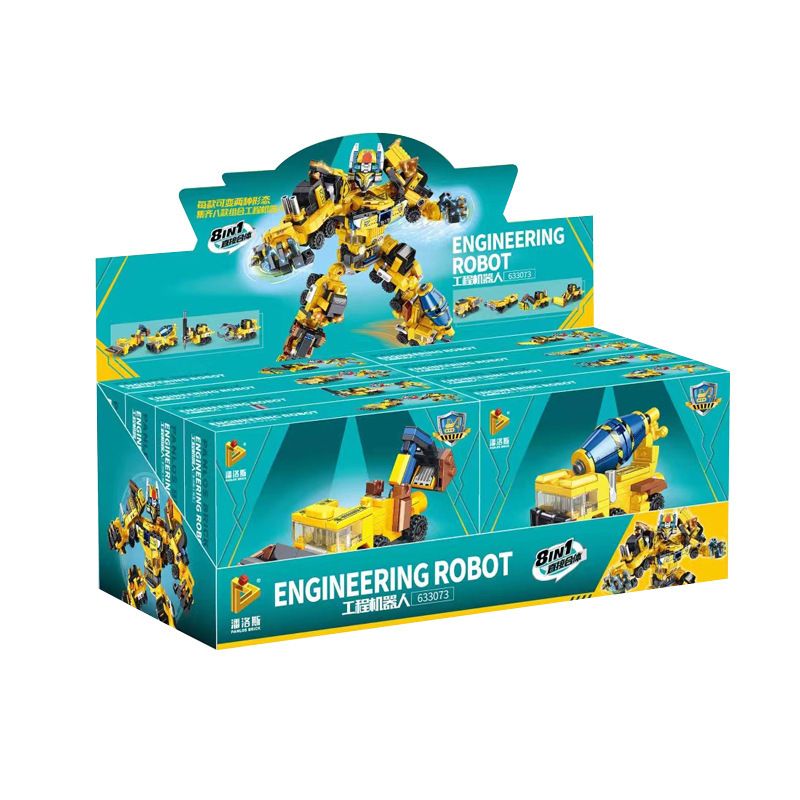 PanlosBrick 633073 Panlos Brick 633073 non  CƠ KHÍ KỸ THUẬT bộ đồ chơi xếp lắp ráp ghép mô hình Creator ENGINEERING ROBOT Sáng Tạo 742 khối