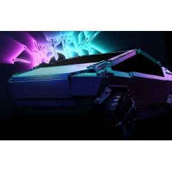 MEGA BLOKS GWW84 non  XE BÁN TẢI ĐIỆN TESLA 1:12 tỷ lệ 1:12 bộ đồ chơi xếp lắp ráp ghép mô hình Creator Expert TESLA CYBERTRUCK Chuyên Gia Sáng Tạo 3283 khối