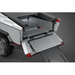 MEGA BLOKS GWW84 non  XE BÁN TẢI ĐIỆN TESLA 1:12 tỷ lệ 1:12 bộ đồ chơi xếp lắp ráp ghép mô hình Creator Expert TESLA CYBERTRUCK Chuyên Gia Sáng Tạo 3283 khối