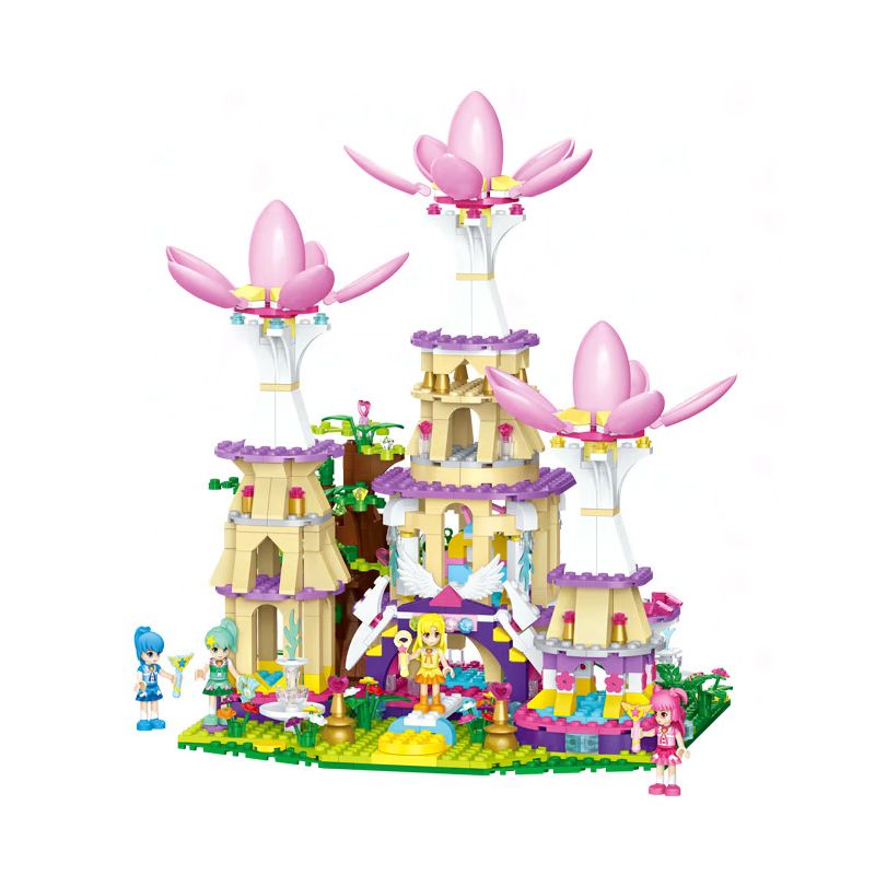 STAR DIAMOND 82509 non Lego LÂU ĐÀI CỔ TÍCH bộ đồ chơi xếp lắp ráp ghép mô hình Balala The Fairies Các Nàng Tiên Nhỏ Tinh Nghịch 744 khối