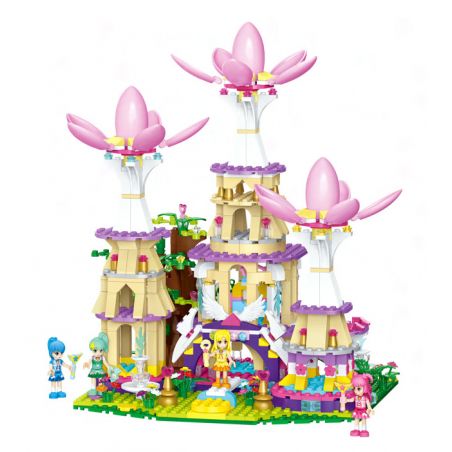 STAR DIAMOND 82509 non  LÂU ĐÀI CỔ TÍCH bộ đồ chơi xếp lắp ráp ghép mô hình Balala The Fairies Các Nàng Tiên Nhỏ Tinh Nghịch 744 khối