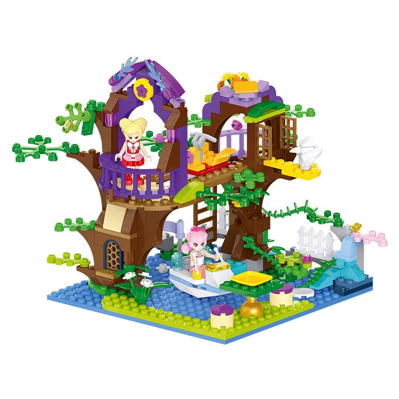 STAR DIAMOND 80624 non Lego NÀNG TIÊN HOA NHỎ CÂY NHO VỊNH bộ đồ chơi xếp lắp ráp ghép mô hình Little Flower Fairy 255 khối