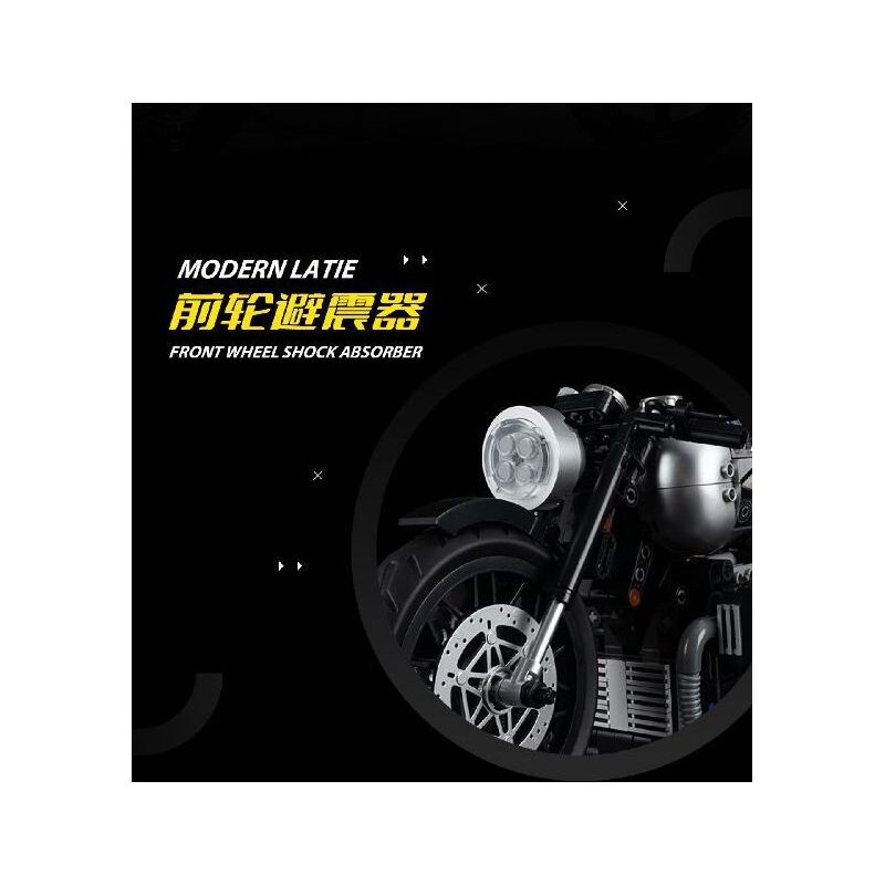 K BOX 10515 non  XE MÁY BMW LATTE bộ đồ chơi xếp lắp ráp ghép mô hình Motorcycle Motorbike BMW R NINET Xe Hai Bánh 925 khối