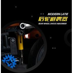 K BOX 10515 non  XE MÁY BMW LATTE bộ đồ chơi xếp lắp ráp ghép mô hình Motorcycle Motorbike BMW R NINET Xe Hai Bánh 925 khối