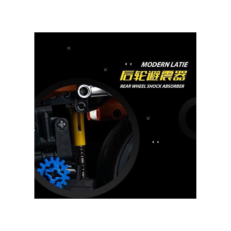 K BOX 10515 non  XE MÁY BMW LATTE bộ đồ chơi xếp lắp ráp ghép mô hình Motorcycle Motorbike BMW R NINET Xe Hai Bánh 925 khối