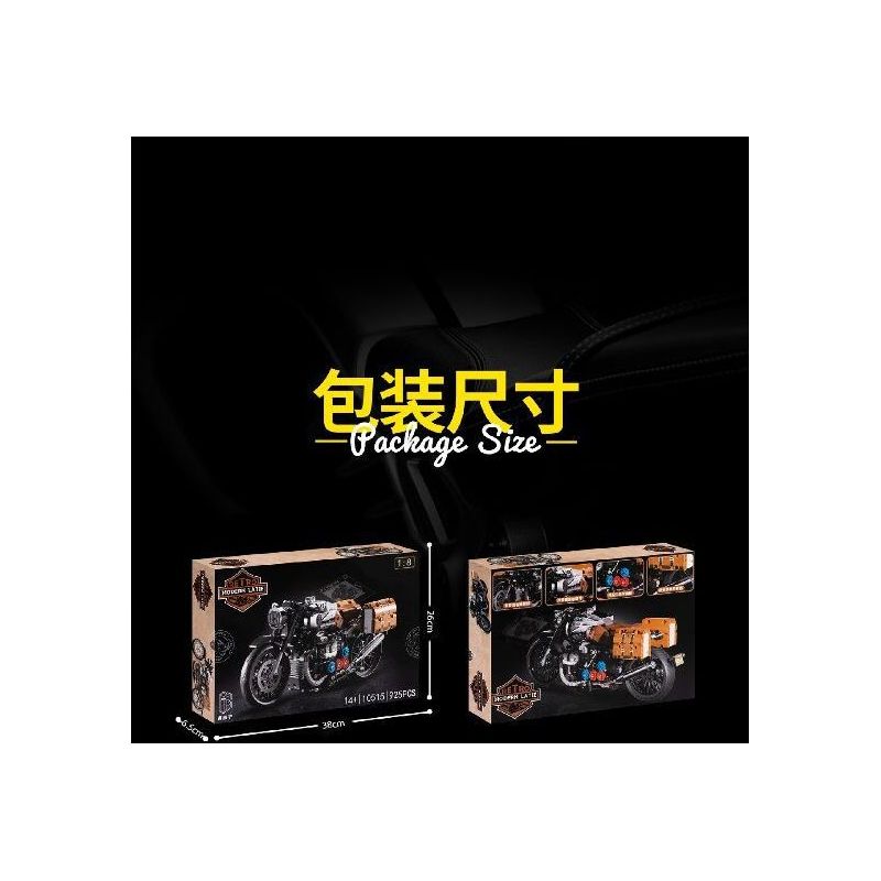 K BOX 10515 non  XE MÁY BMW LATTE bộ đồ chơi xếp lắp ráp ghép mô hình Motorcycle Motorbike BMW R NINET Xe Hai Bánh 925 khối