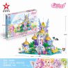 STAR DIAMOND 80680 non  VƯƠNG QUỐC YÊU TINH bộ đồ chơi xếp lắp ráp ghép mô hình Little Flower Fairy Nàng Tiên Hoa Nhỏ