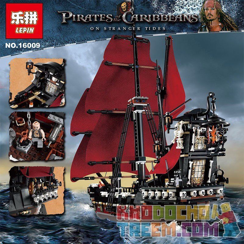 NOT Lego PIRATES OF THE CARIBBEAN 4195 Queen Anne's Revenge, KAKU ...