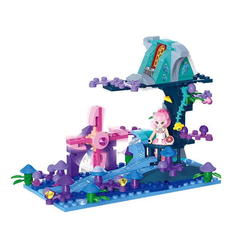 STAR DIAMOND 80662 non Lego KHU RỪNG THẦN TIÊN NẤM bộ đồ chơi xếp lắp ráp ghép mô hình Little Flower Fairy Nàng Tiên Hoa Nhỏ 172 khối