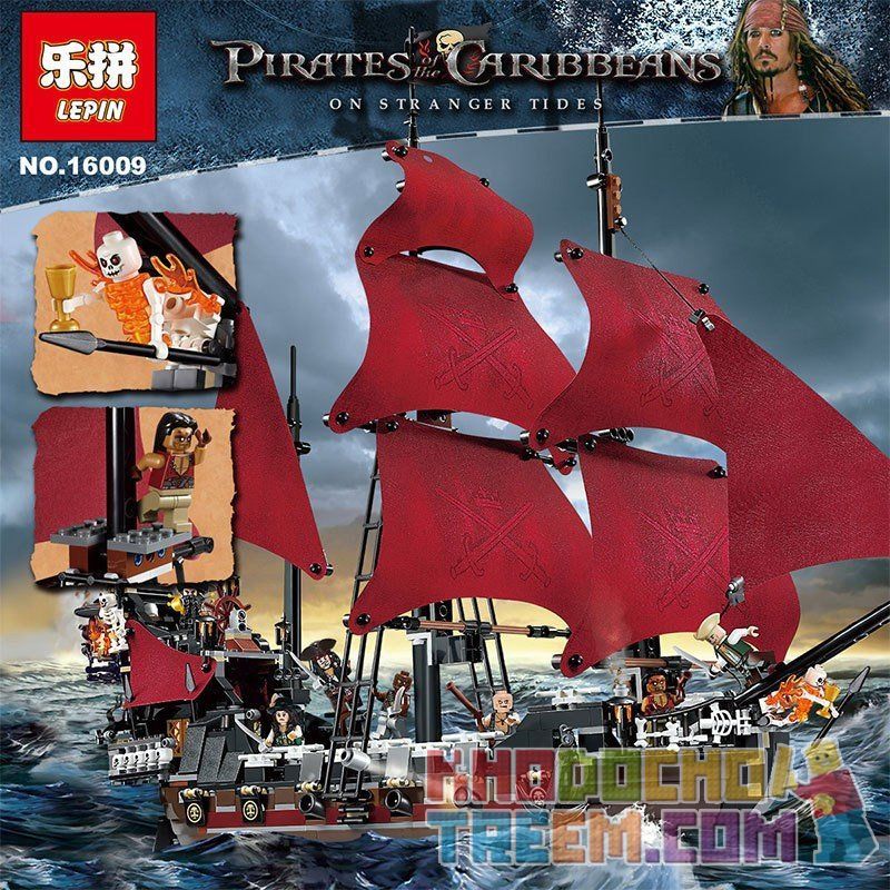 NOT Lego PIRATES OF THE CARIBBEAN 4195 Queen Anne's