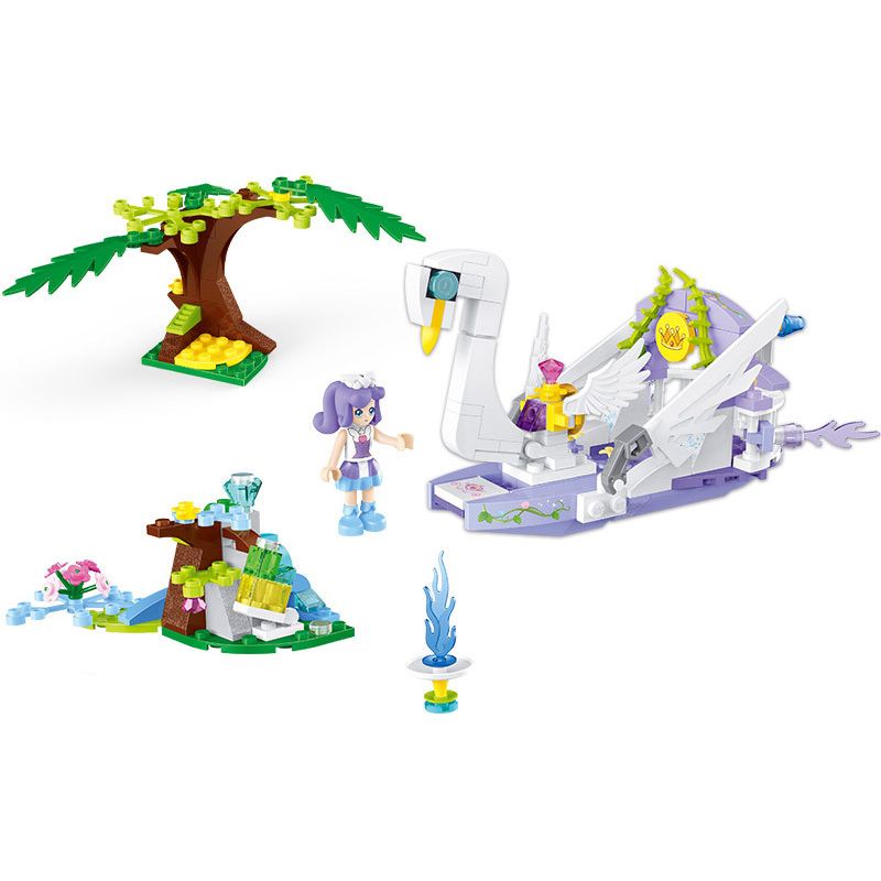 STAR DIAMOND 80661 non Lego TƯỞNG TƯỢNG THIÊN NGA bộ đồ chơi xếp lắp ráp ghép mô hình Little Flower Fairy Nàng Tiên Hoa Nhỏ 172 khối