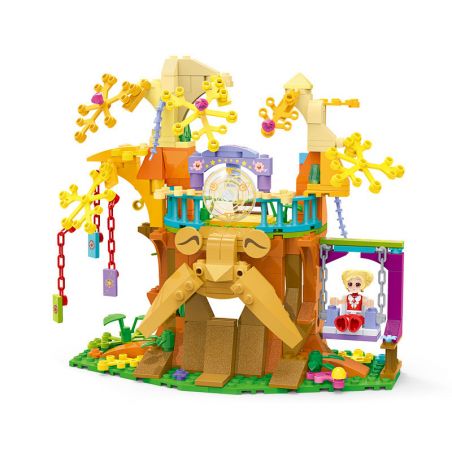 STAR DIAMOND 80634 non  ÁNH SÁNG HY VỌNG CỦA CÂY NĂNG LƯỢNG bộ đồ chơi xếp lắp ráp ghép mô hình Little Flower Fairy Nàng Tiên Hoa Nhỏ 226 khối