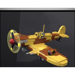 JIESTAR 23044 non  CHIẾN TRANH THẾ GIỚI THỨ HAI KINH ĐIỂN SPITFIRE bộ đồ chơi xếp lắp ráp ghép mô hình Military Army MILITARY WORLD SPITFIRE FIGHTER Quân Sự Bộ Đội 476 khối