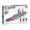 MINGDI K0280 0280 non  TUẦN DƯƠNG HẠM HẠNG NẶNG PRINZ EUGEN bộ đồ chơi xếp lắp ráp ghép mô hình Military Army Quân Sự Bộ Đội 828 khối