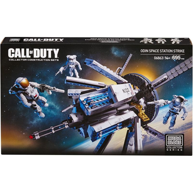 MEGA BLOKS 06863 non  ODIN SPACE STRIKE ĐỘT KÍCH TRẠM VŨ TRỤ bộ đồ chơi xếp lắp ráp ghép mô hình Call Of Duty MEGA BLOKS CALL OF DUTY ODIN SPACE STATION STRIKE 695 khối