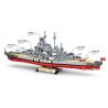 MINGDI K0279 0279 non  THIẾT GIÁP HẠM BISMARCK TRONG THẾ CHIẾN II bộ đồ chơi xếp lắp ráp ghép mô hình Military Army Quân Sự Bộ Đội 828 khối