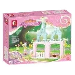 SEMBO 1808 1809 1810 1811 1812 1813 1814 1815 non  LÂU ĐÀI TƯỞNG TƯỢNG bộ đồ chơi xếp lắp ráp ghép mô hình FAIRY TALE LAND 96 khối