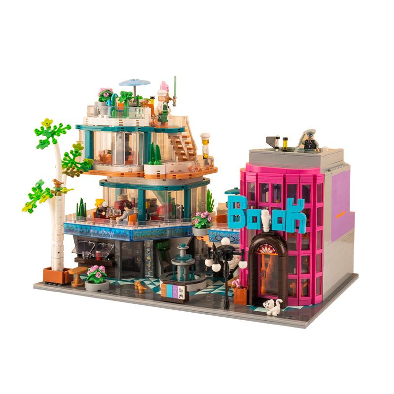 K BOX 10507 non Lego GIẤC MƠ VUÔNG bộ đồ chơi xếp lắp ráp ghép mô hình Modular Buildings FANTASY PLAZA Mô Hình Nhà Cửa 3140 khối