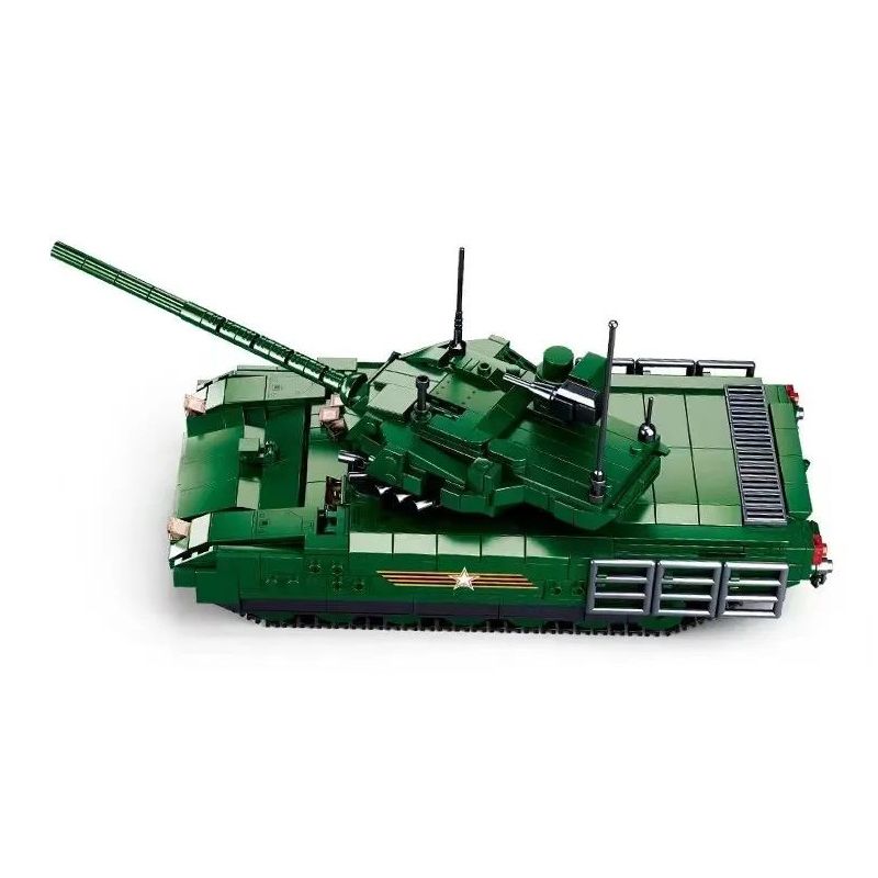 SLUBAN M38-B0850 B0850 0850 M38B0850 38-B0850 non Lego XE TĂNG CHIẾN ĐẤU CHỦ LỰC T14 ARMATA ĐIỀU KHIỂN TỪ XA bộ đồ chơi xếp lắp ráp ghép mô hình Military Army T-14 ARMATA MAIN BATTLE TANK Quân Sự Bộ Đội 995 khối