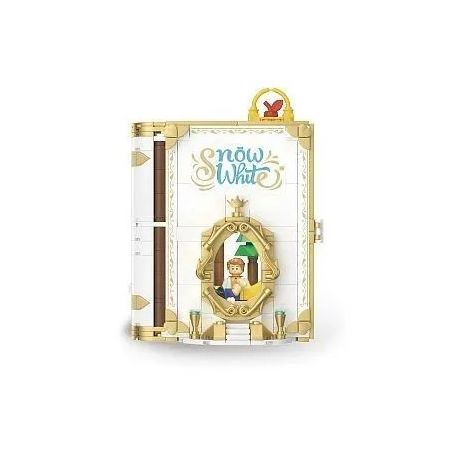 WEKKI 506183 non  RỪNG NỤ HÔN TUYẾT TRẮNG bộ đồ chơi xếp lắp ráp ghép mô hình FAIRY TALE BOOK SNOW WHITE